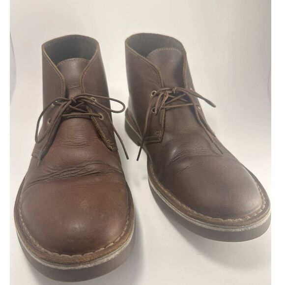 Clarks Bushacre Brown Chukka Ankle Boots Casual Shoes 15522 Men\'s Size 9.5 main image 5